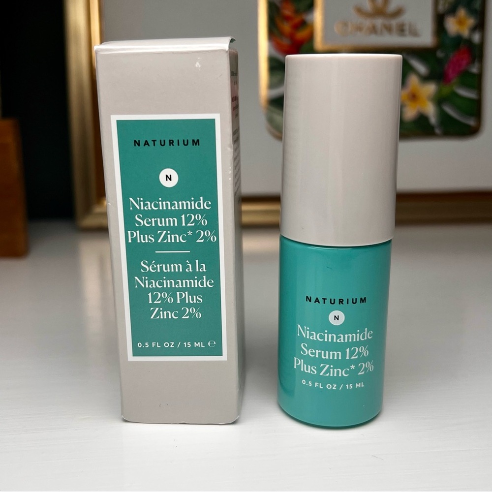 Naturium Niacinamide Serum 12% Plus Zinc 2% - 15ml 0.5oz Travel Mini NWT